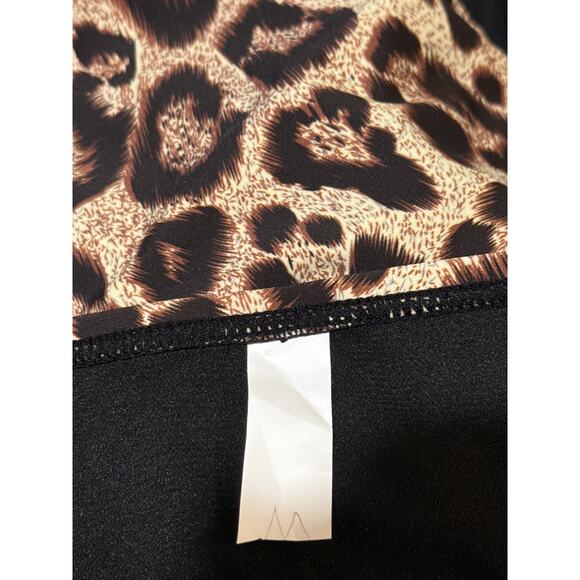Unique Vintage Retro Leopard Belted High Waist Swim Bikini Bottom M NWOT - Picture 4 of 4